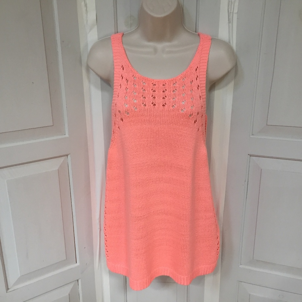 Lilly Pulitzer Orange Sweater Tank